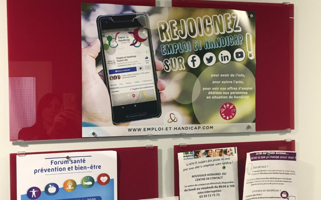affiche en agence pole emploi