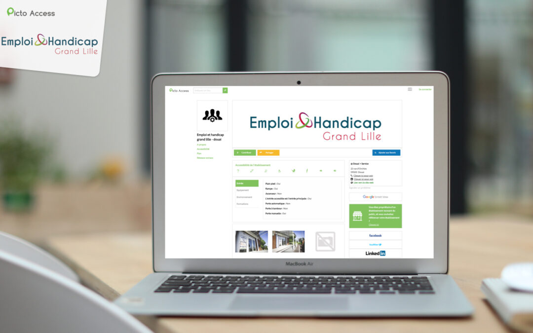 Emploi et Handicap Douai Picto Access
