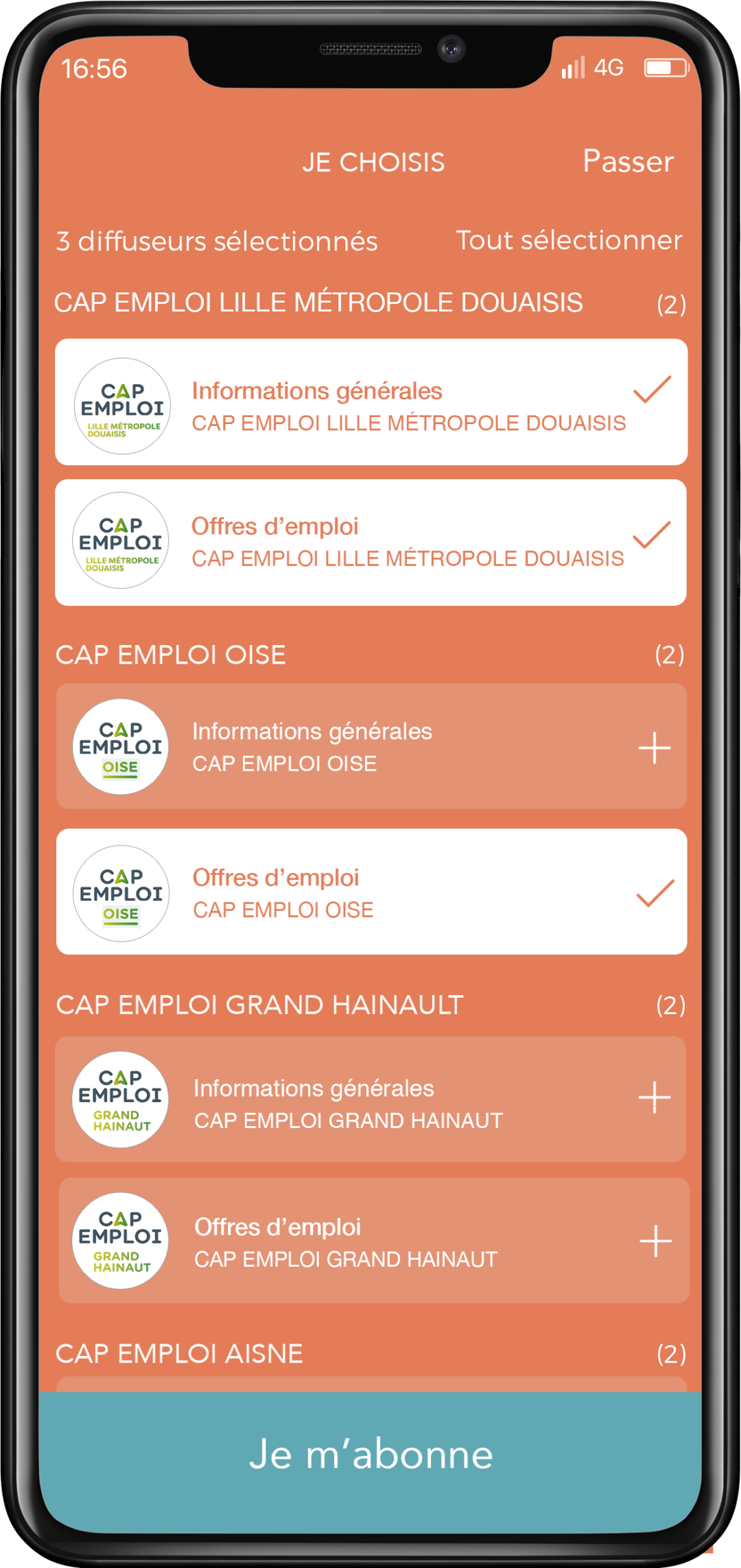 Nouvelle application mobile 
