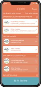 capture application cap Emploi