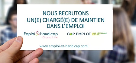 Nous recrutons 2 chargés de maintien dans l’emploi -> postes pourvus