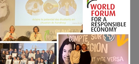 Nous étions lauréat au World Forum for a Responsible Economy !