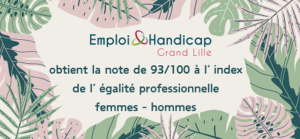 Visuel index égalité professionnelle hommes femmes 2023